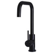 Meir Round Kitchen Mixer, Matte Black