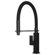 Square Flexible Kitchen Mixer, Matte Black