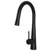 Round Pull Out Kitchen Mixer, Matte Black