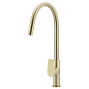 Round Paddle Piccola Pull Out Kitchen Mixer, PVD Tiger Bronze