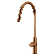 Round Pinless Piccola Pull Out Kitchen Mixer, Lustre Bronze