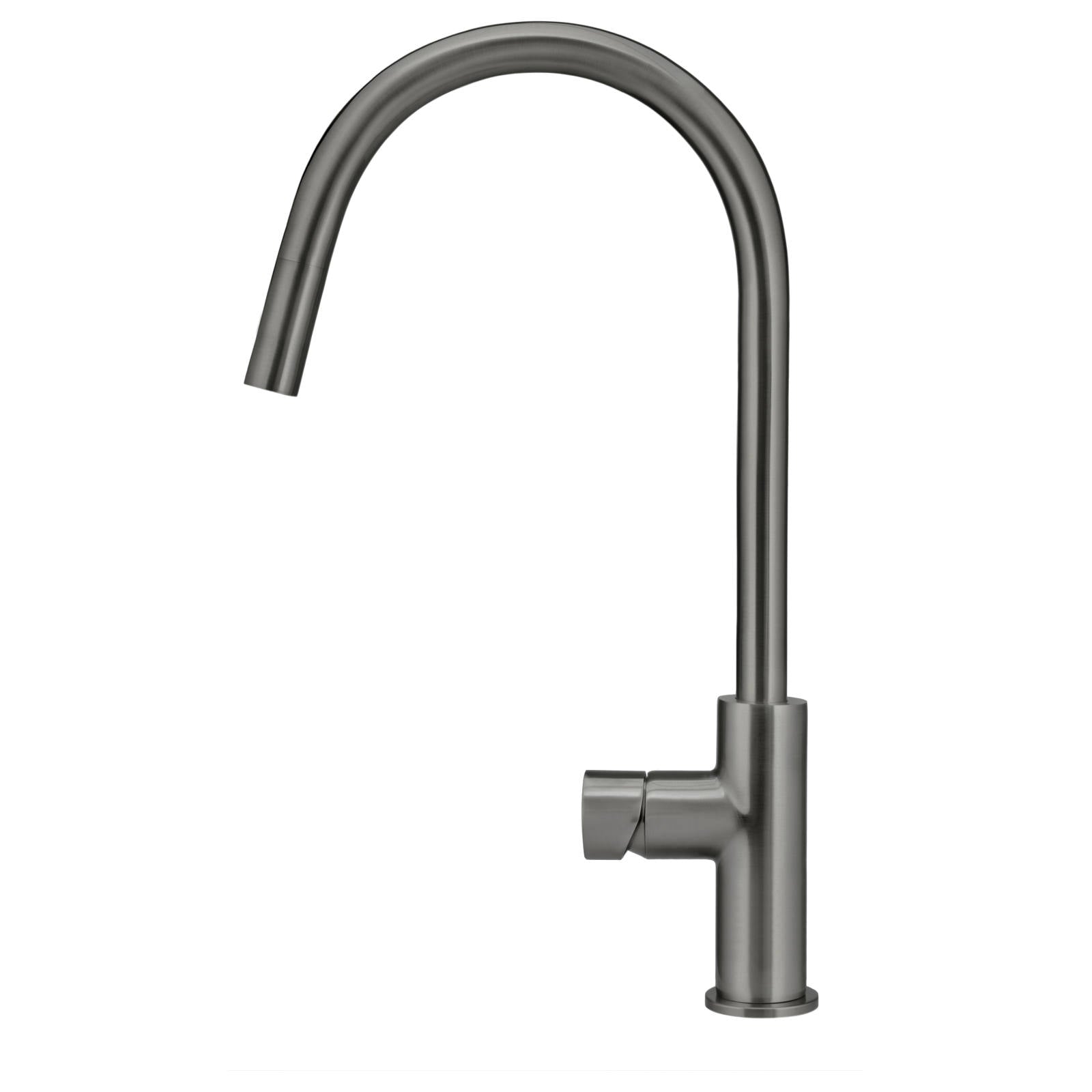 Round Pinless Piccola Pull Out Kitchen Mixer, Shadow