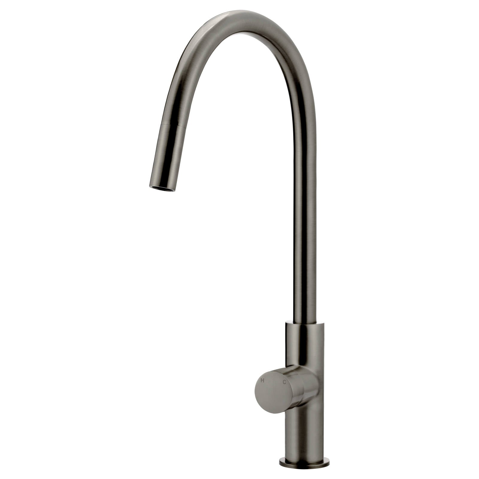 Round Pinless Piccola Pull Out Kitchen Mixer, Shadow