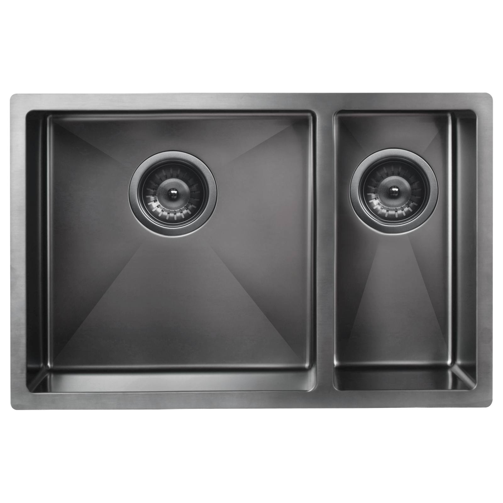 One & Half Bowl 670 x 440, Gunmetal Black