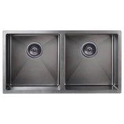 Double Bowl 860 x 440, Gunmetal Black