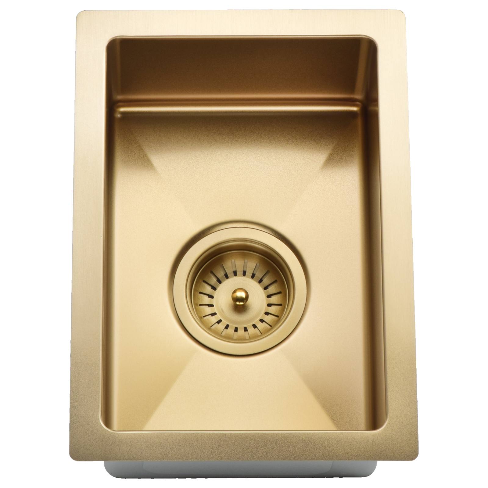 Single Bowl 382 x 272, Brushed Bronze Gold