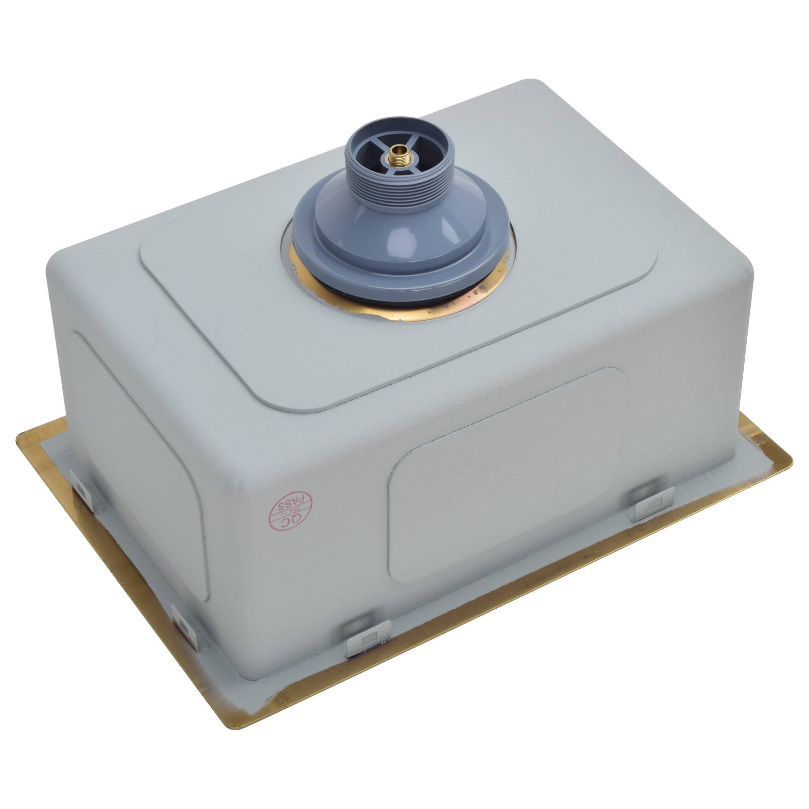 Single Bowl 382 x 272, Brushed Bronze Gold