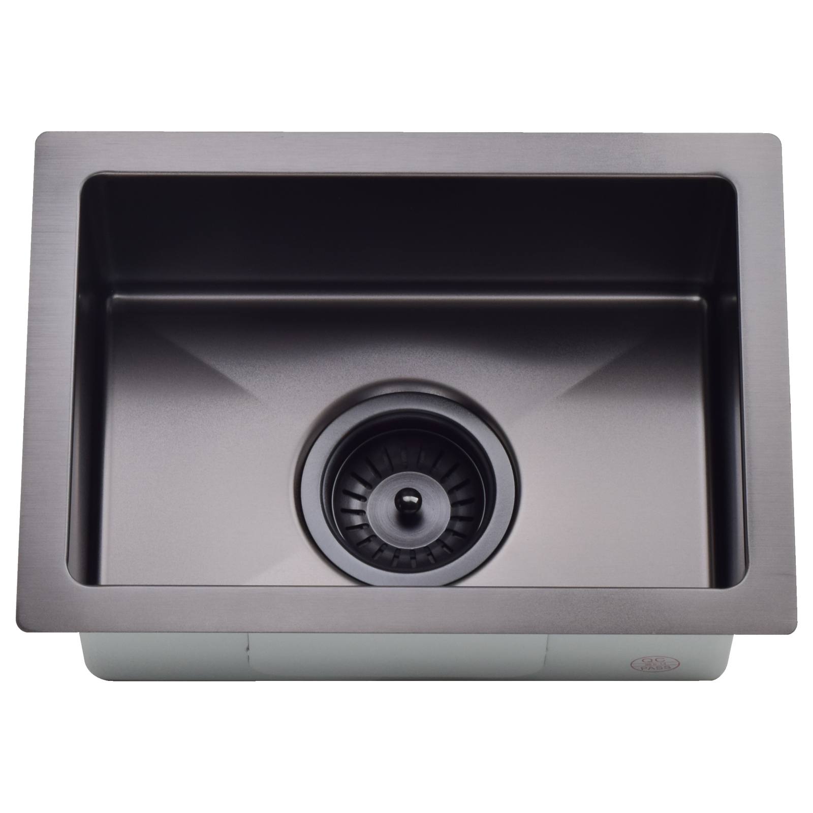 Single Bowl 382 x 272, Gunmetal Black