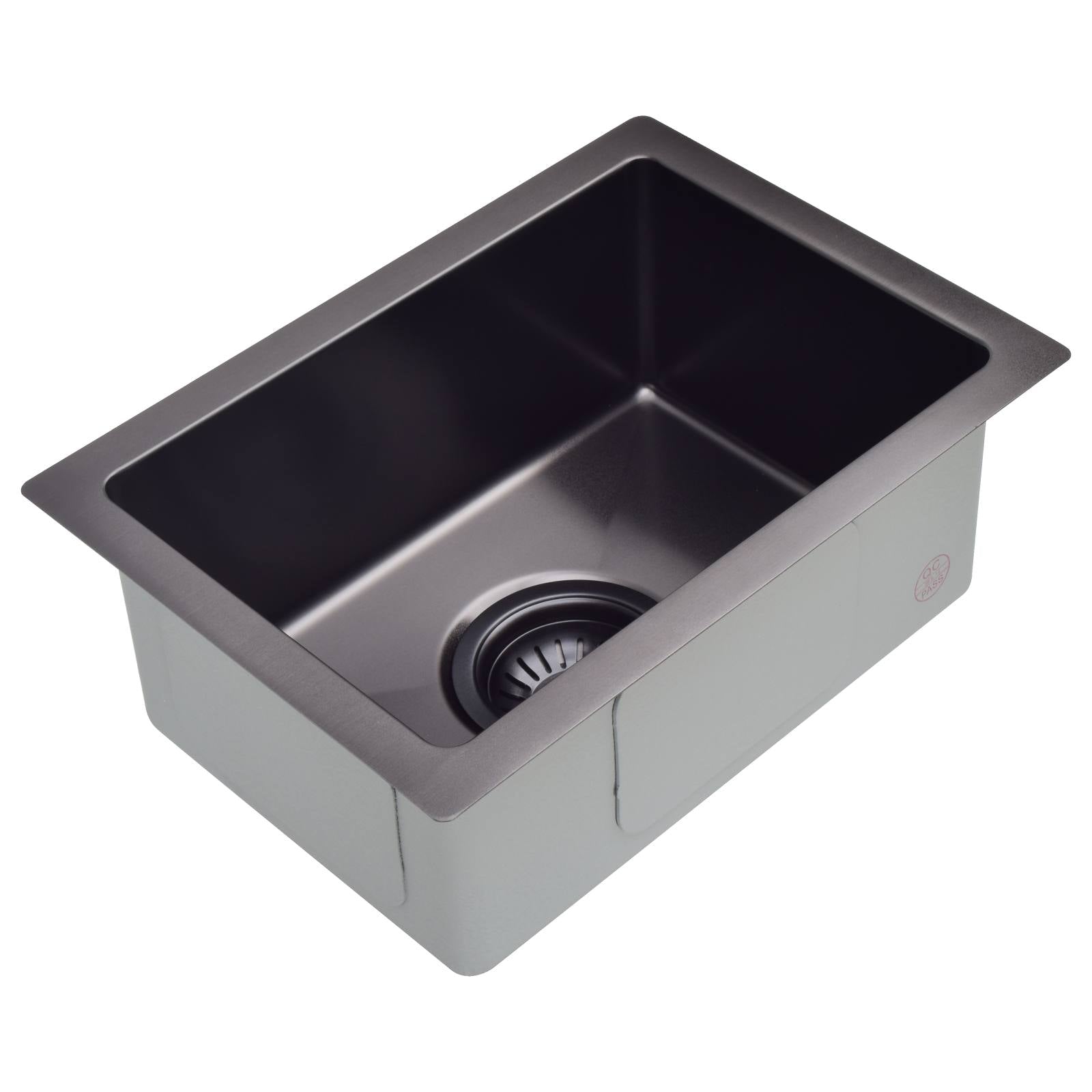 Single Bowl 382 x 272, Gunmetal Black