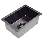 Single Bowl 382 x 272, Gunmetal Black