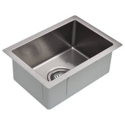 Single Bowl 382 x 272, PVD Brushed Nickel