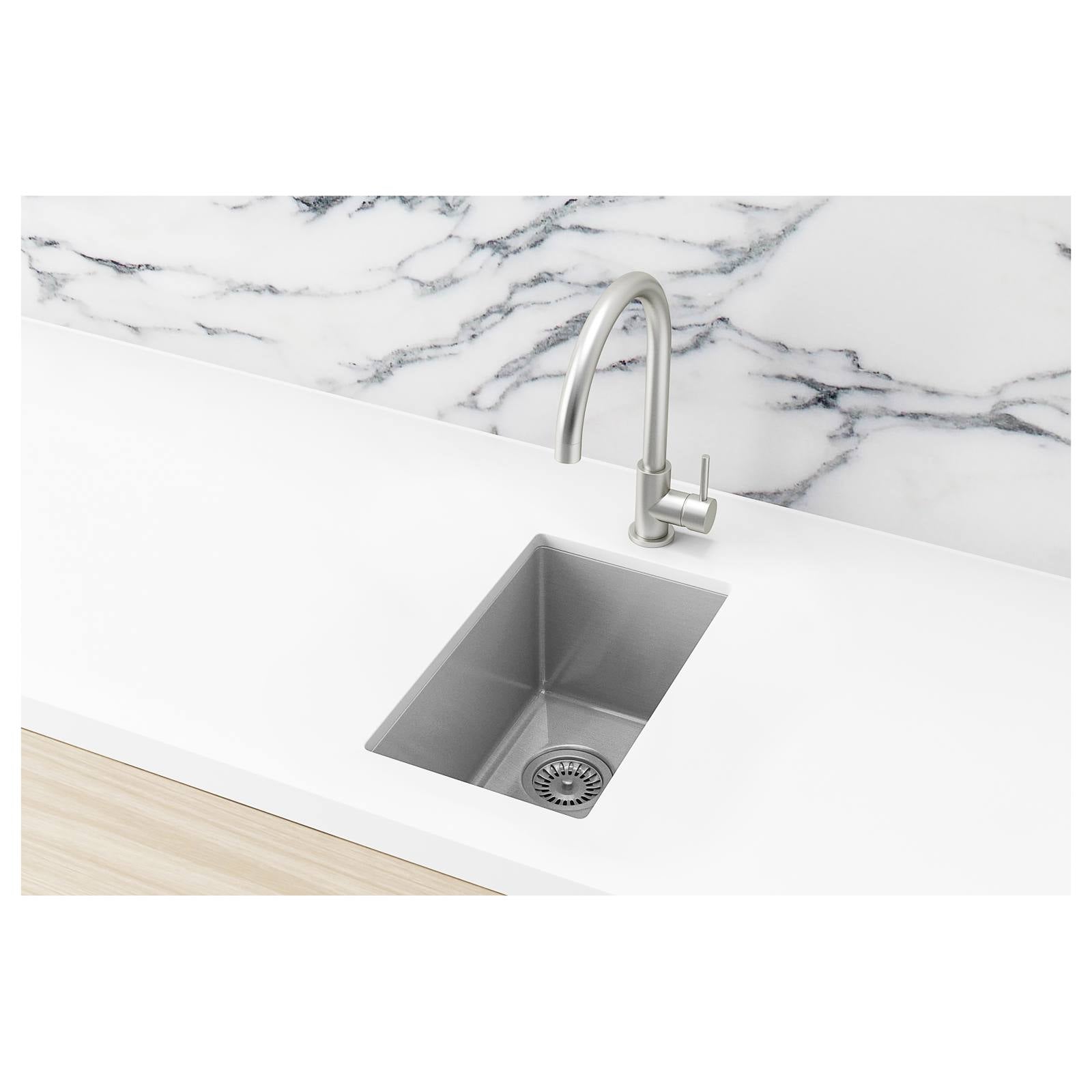 Single Bowl 382 x 272, PVD Brushed Nickel