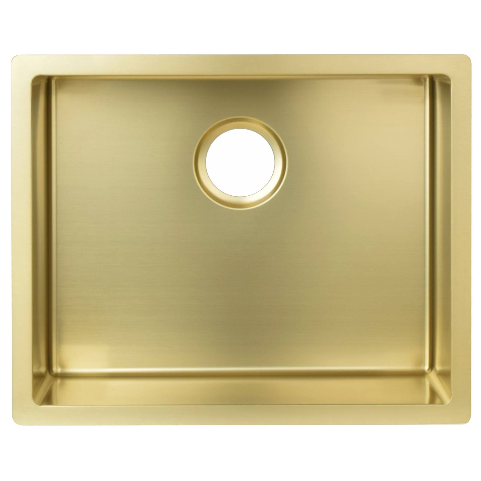Single Kitchen Sink 38x44, PVD Brushed Gold