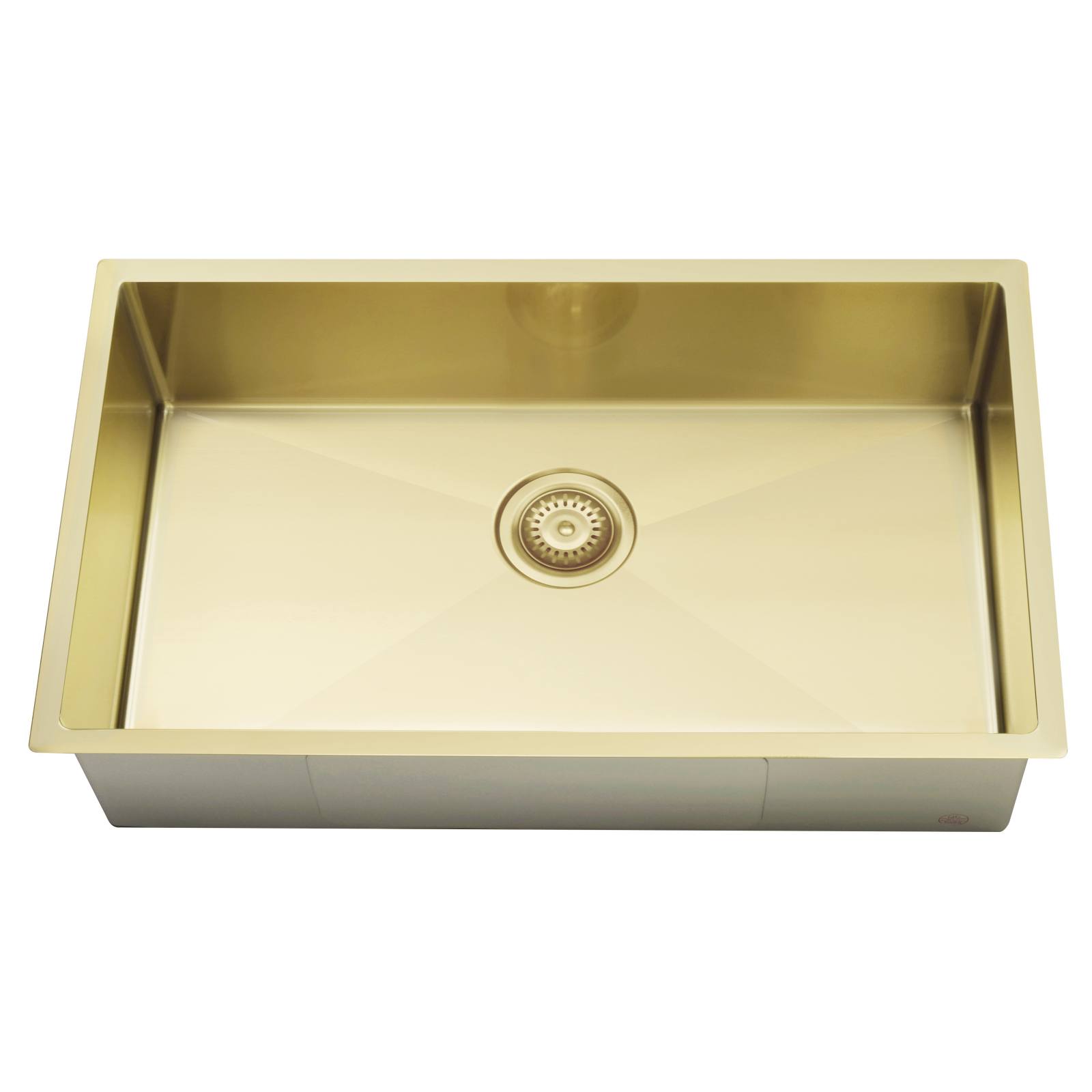 Single Bowl 760 x 440, Brushed Bronze Gold