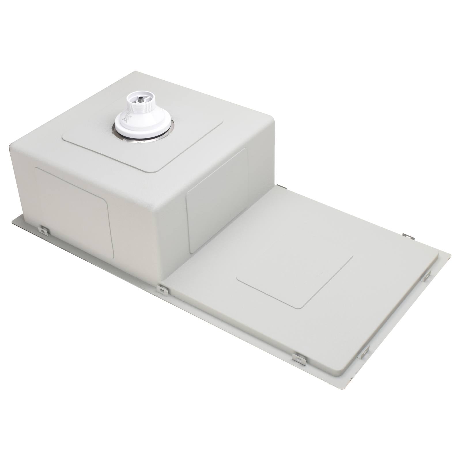 Single Bowl & Drainboard 840 x 440, PVD Brushed Nickel