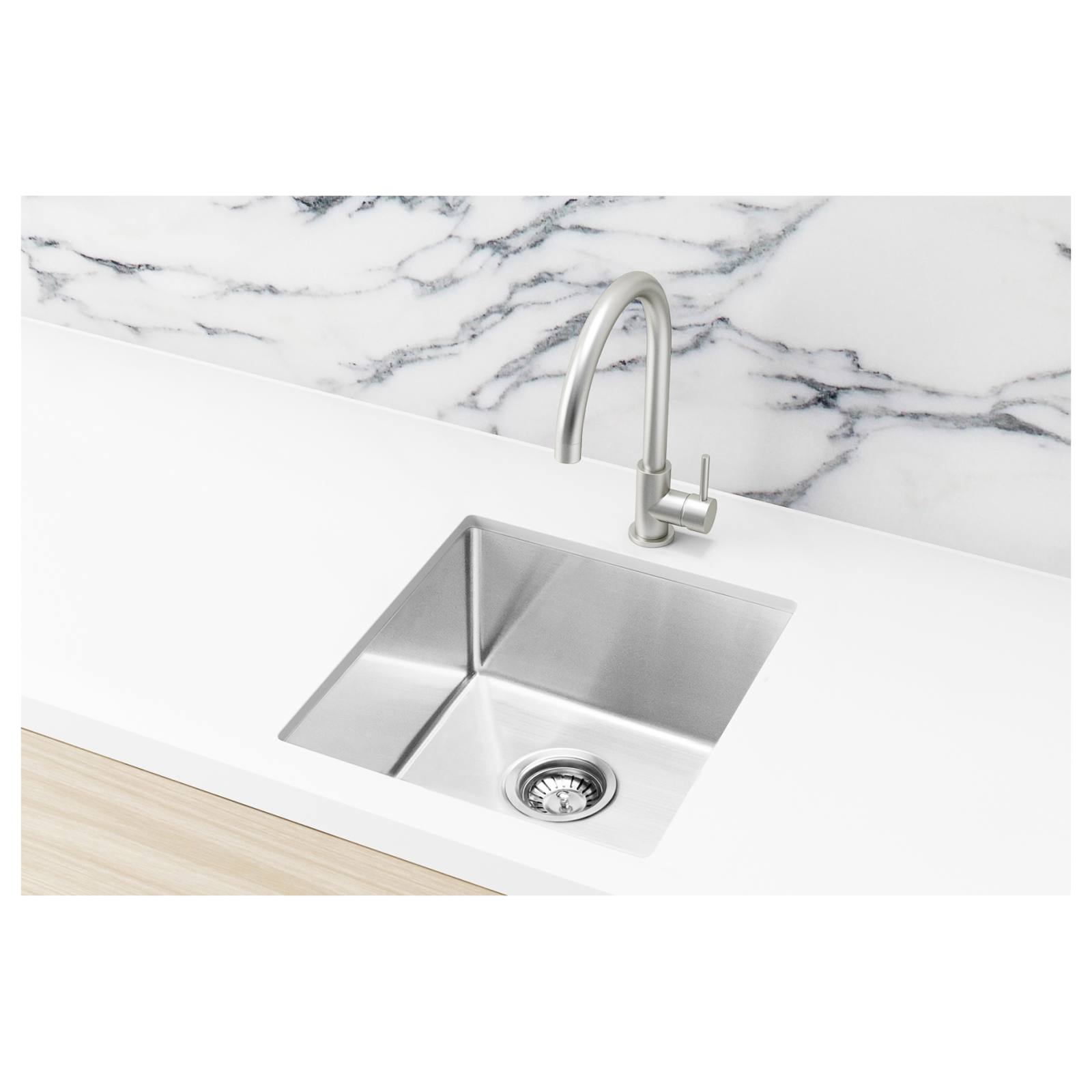 Kitchen Sink Single Bowl 440 x 440 Stainless Steel,