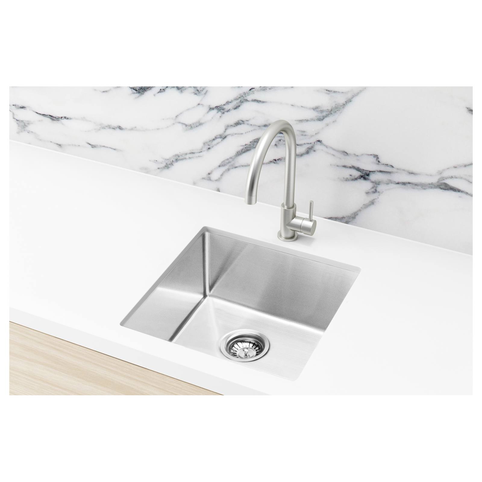 Kitchen Sink Single Bowl 550 x 450 Stainless Steel,