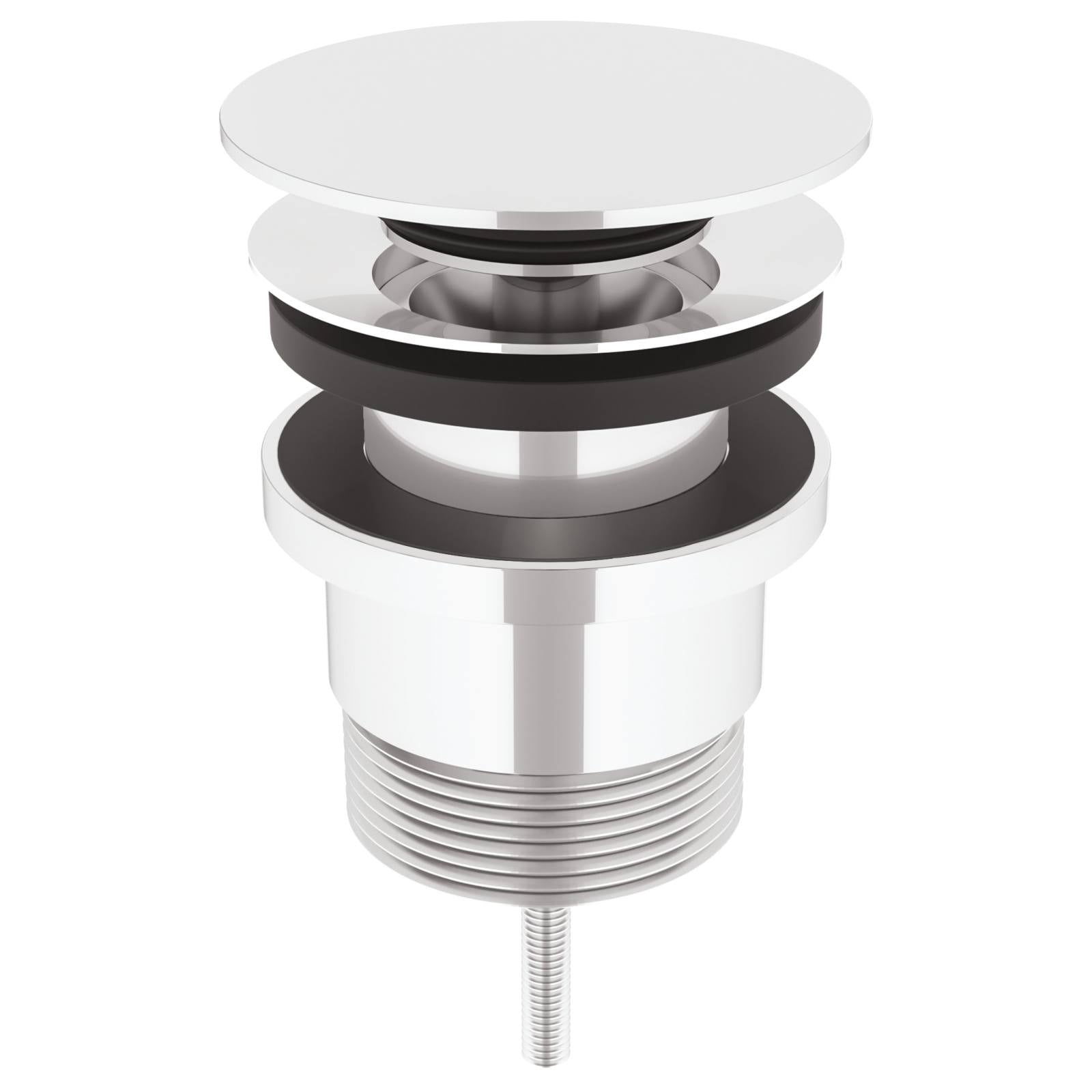 Universal all-in-one Pop Up Waste, Polished Chrome