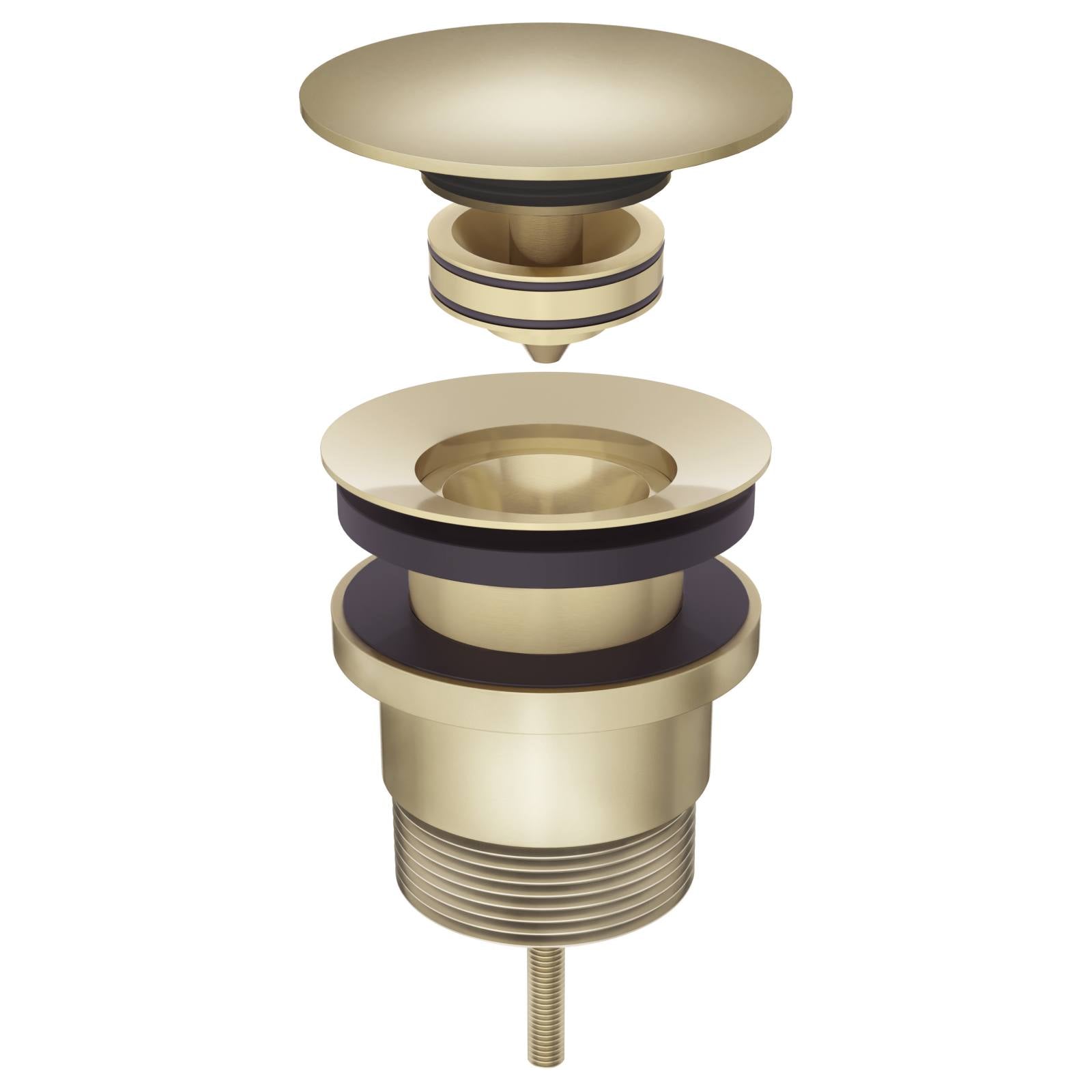 Universal all-in-one Pop Up Waste, Tiger Bronze