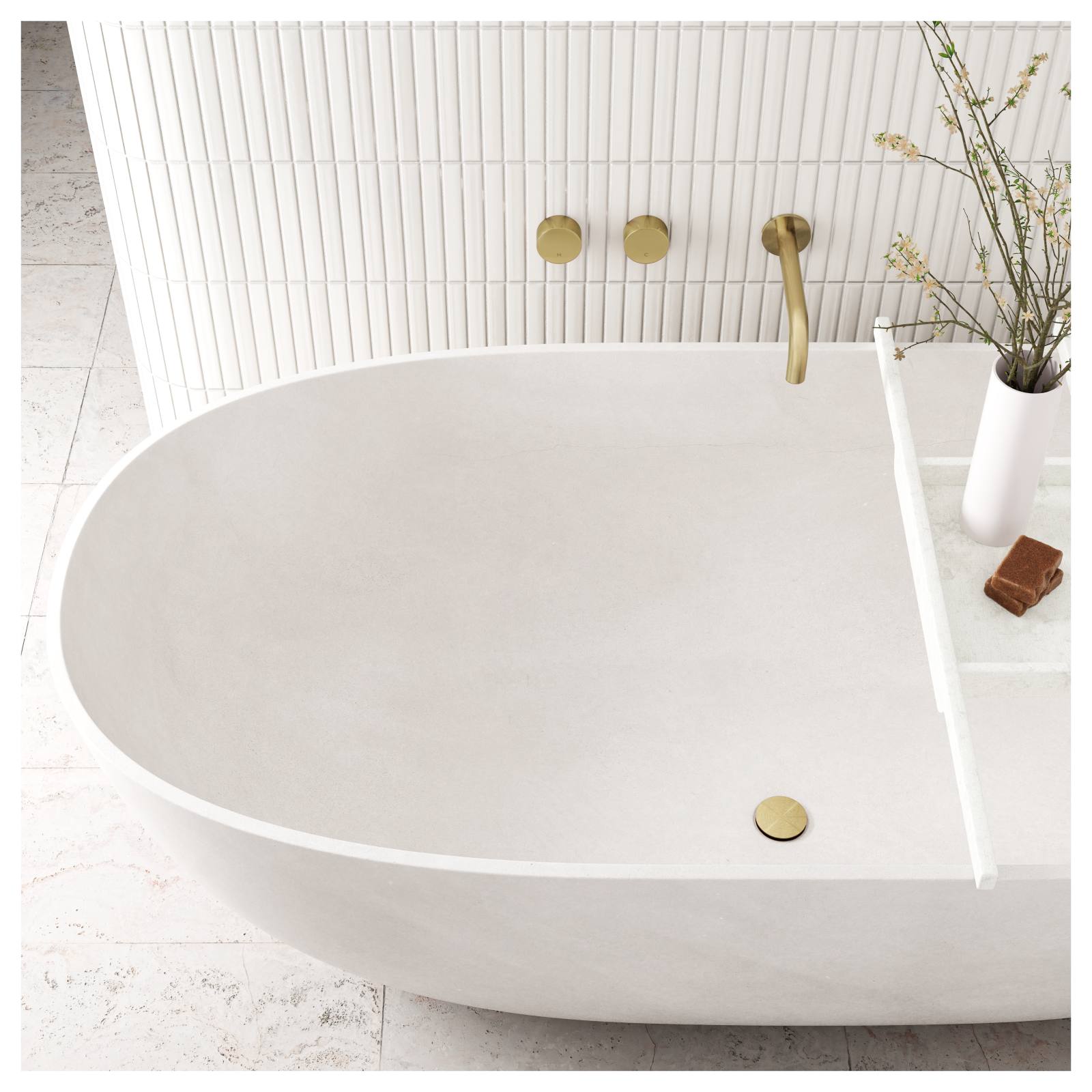 Universal all-in-one Pop Up Waste, Tiger Bronze