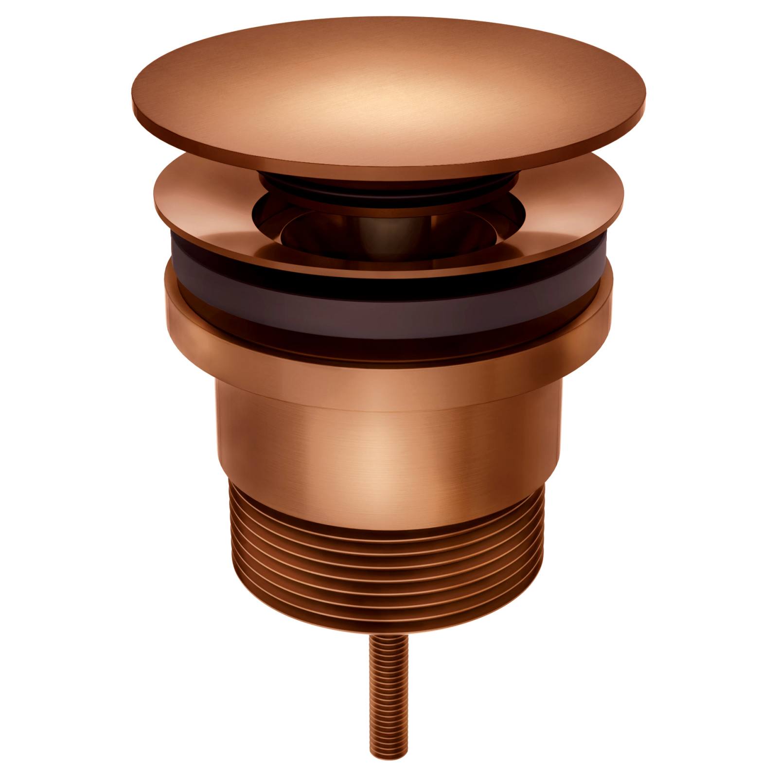 Universal all-in-one Pop Up Waste, Lustre Bronze