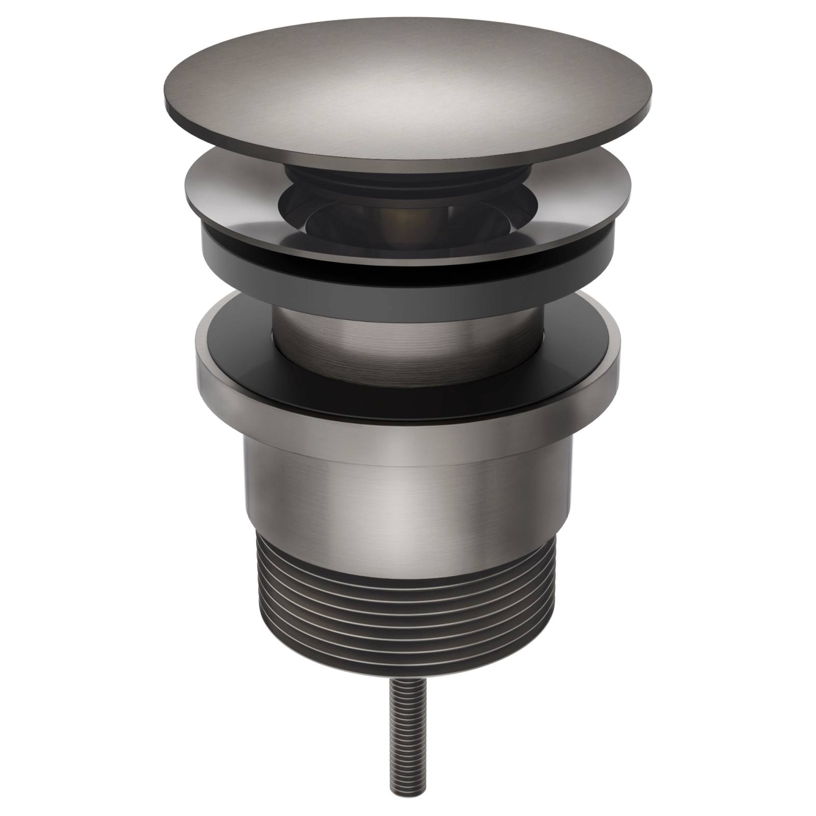 Universal all-in-one Pop Up Waste, Shadow Gunmetal