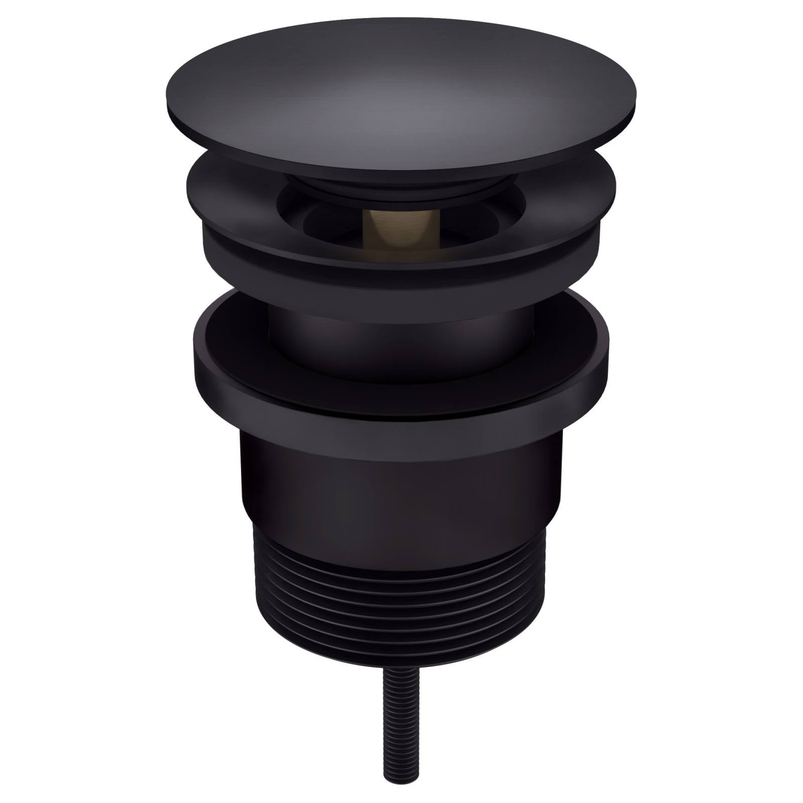 Universal all-in-one Pop Up Waste, Matte Black