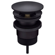 Universal all-in-one Pop Up Waste, Matte Black