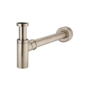 Round Bottle Trap For 32mm Basin Waste and 32mm Waste Pipe with 40mm Adapter, Champagne