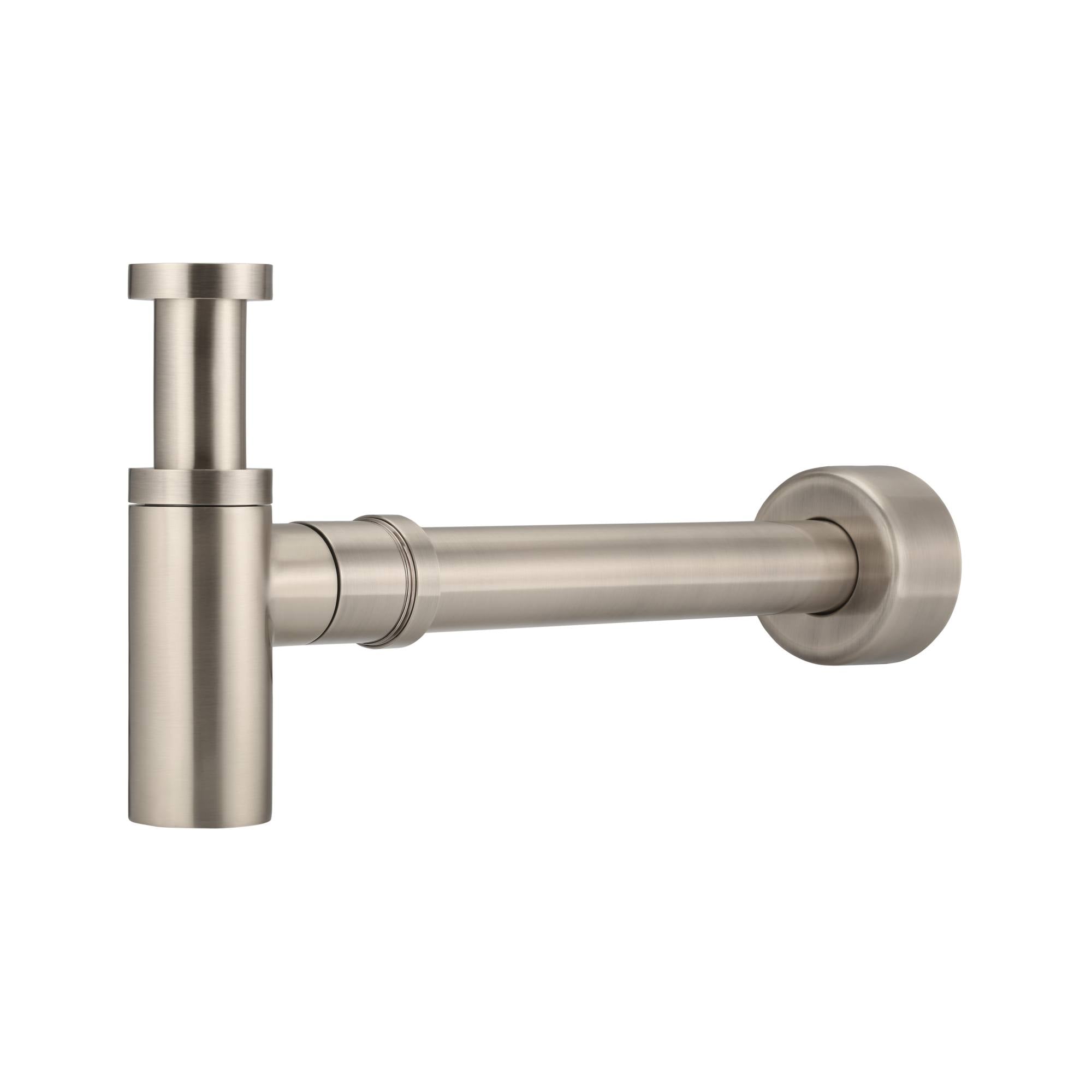 Round Bottle Trap For 32mm Basin Waste and 32mm Waste Pipe with 40mm Adapter, Champagne