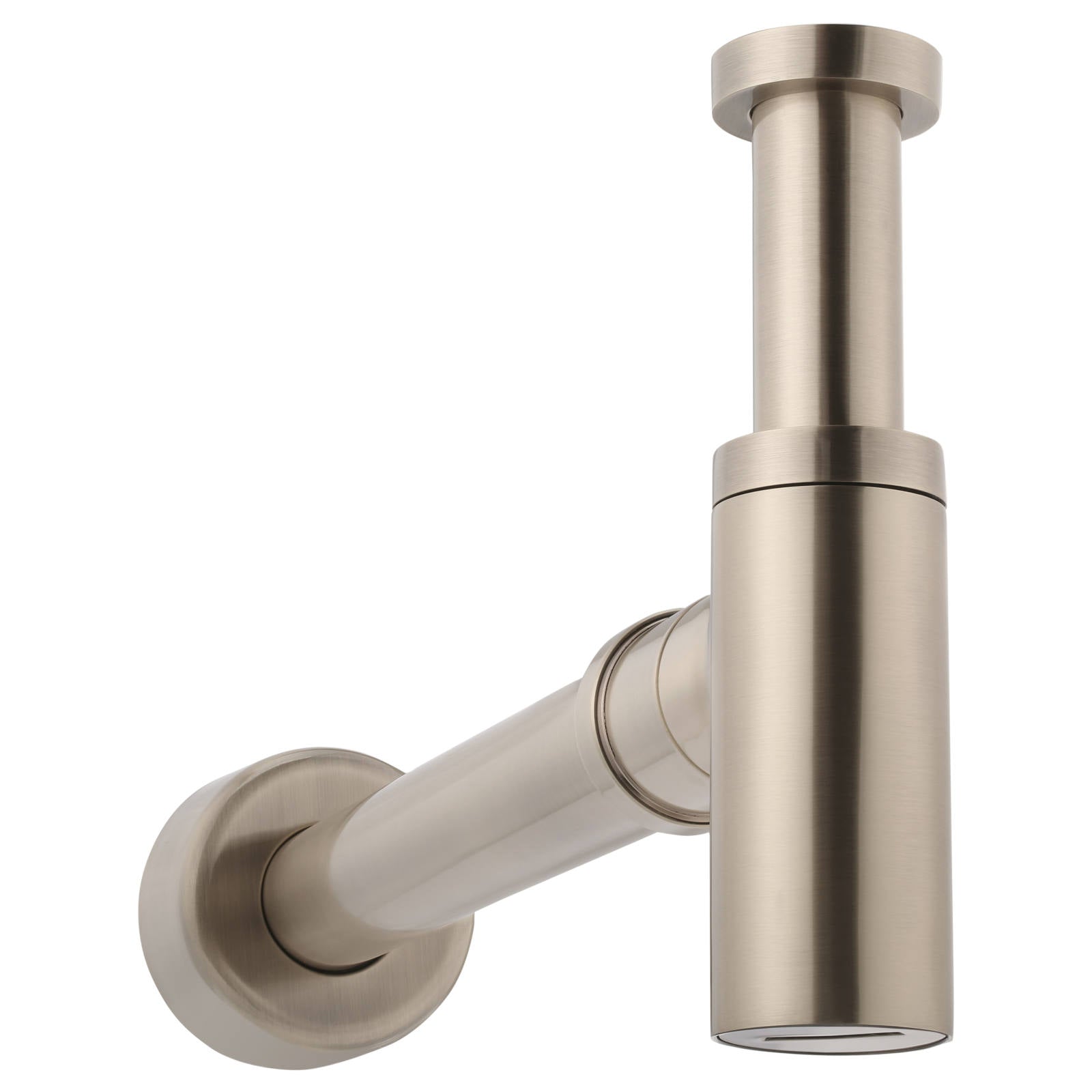 Round Bottle Trap for 32mm basin waste & 40mm outlet, Champagne