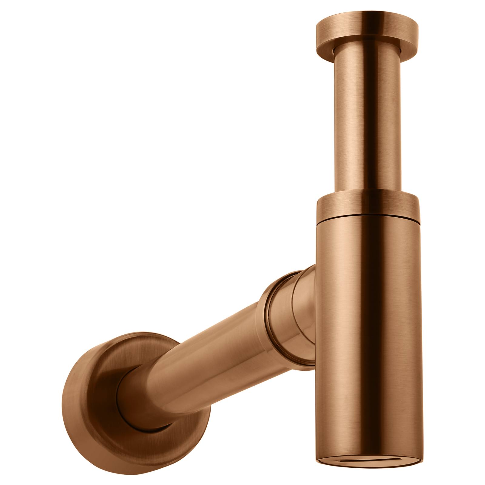 Round Bottle Trap for 32mm basin waste & 40mm outlet, Lustre Bronze