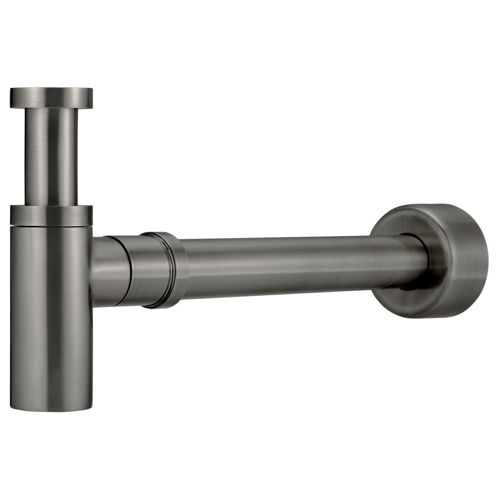 Round Bottle Trap for 32mm basin waste & 40mm outlet, Shadow