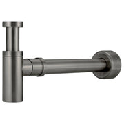 Round Bottle Trap for 32mm basin waste & 40mm outlet, Shadow