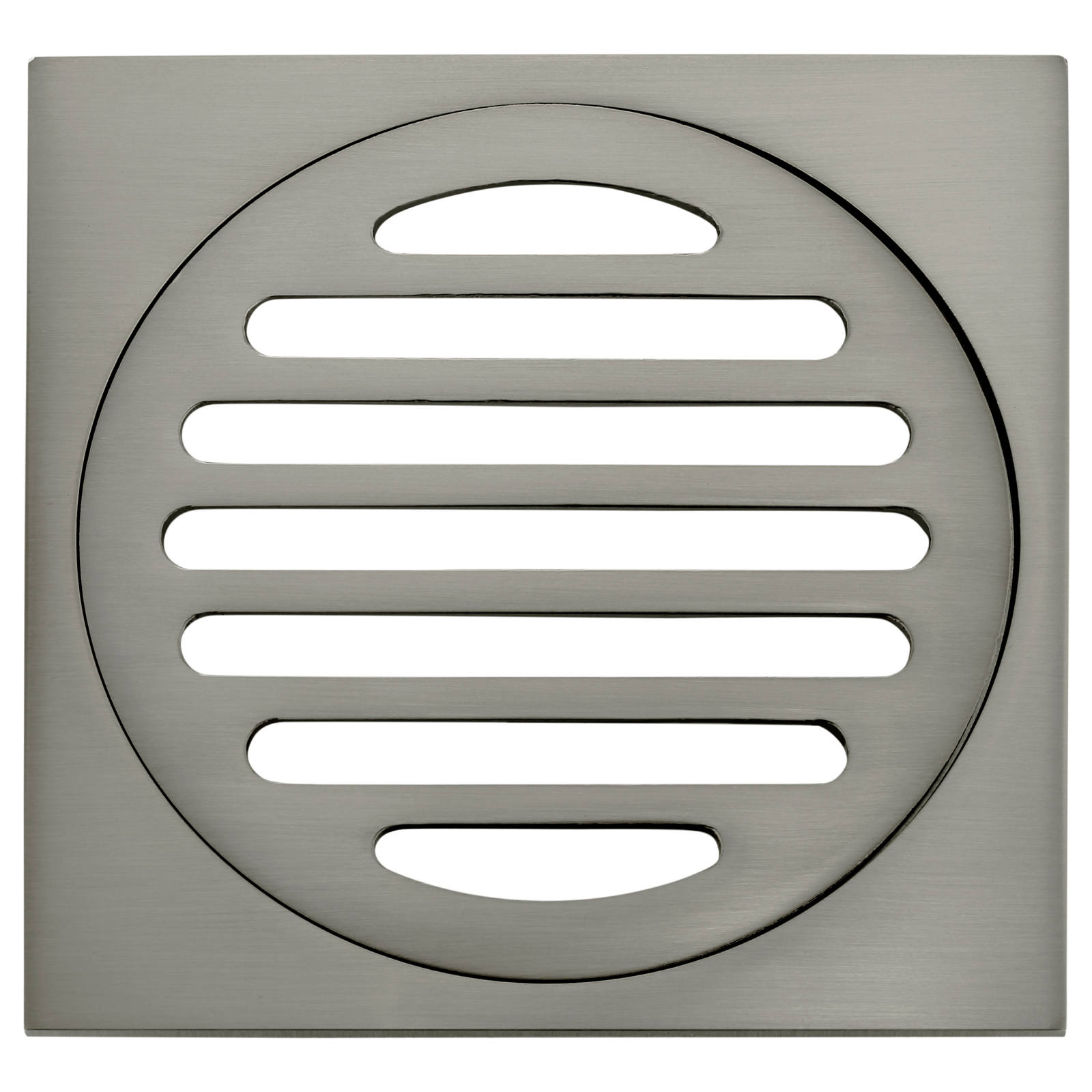 Square Floor Grate Shower Drain, 100mm outlet, Shadow