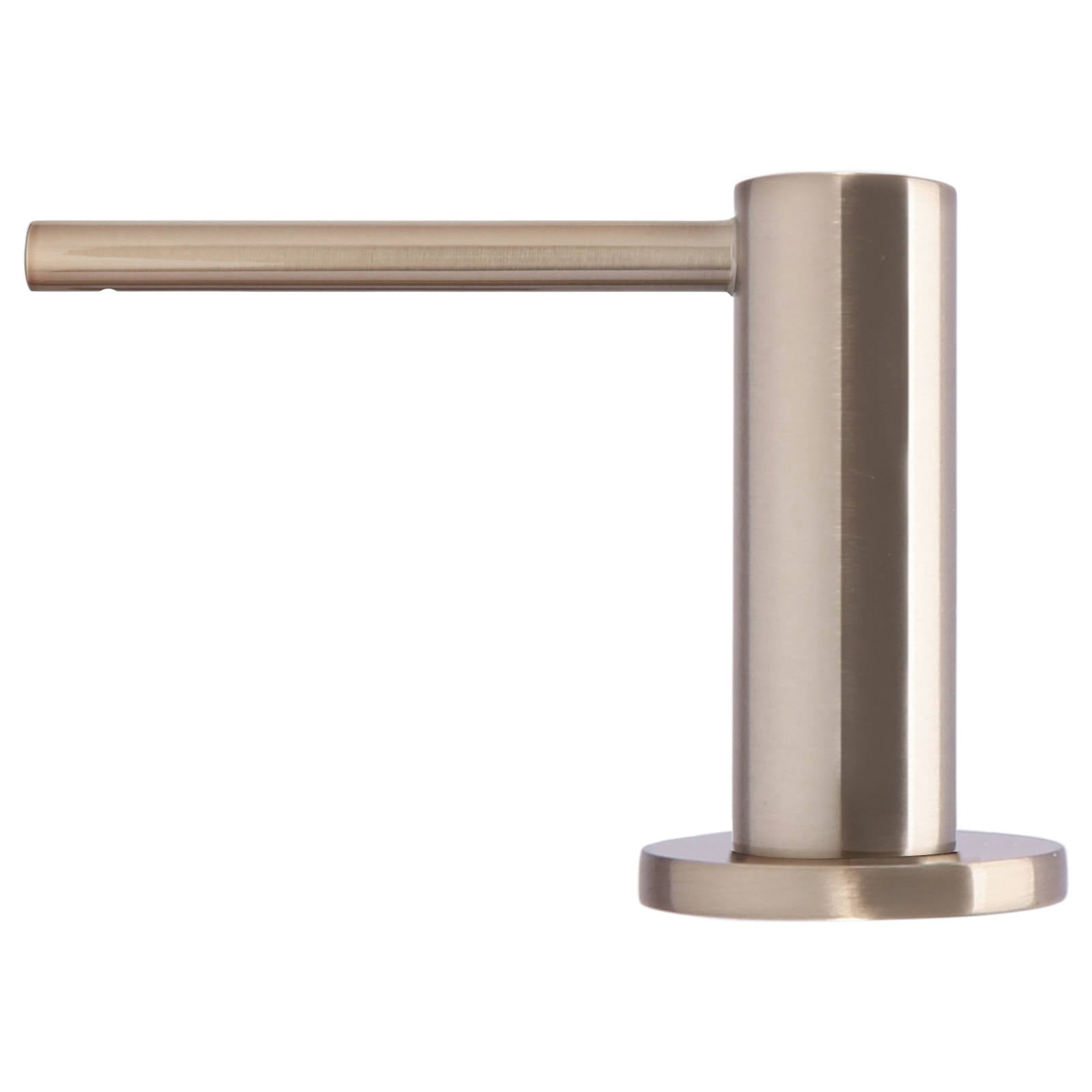 Round Soap Dispenser, Champagne