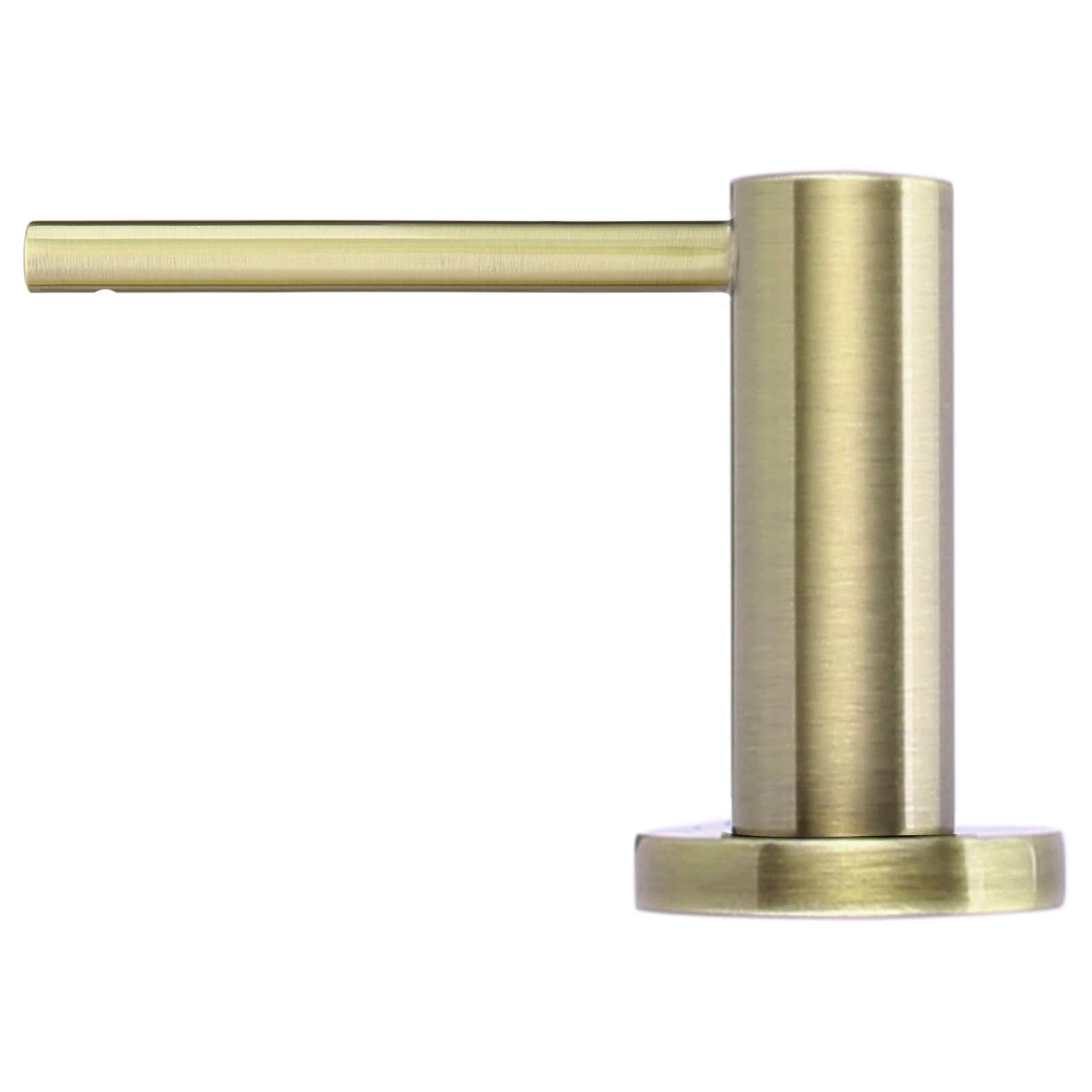 Round Soap Dispenser, Tiger Bronze