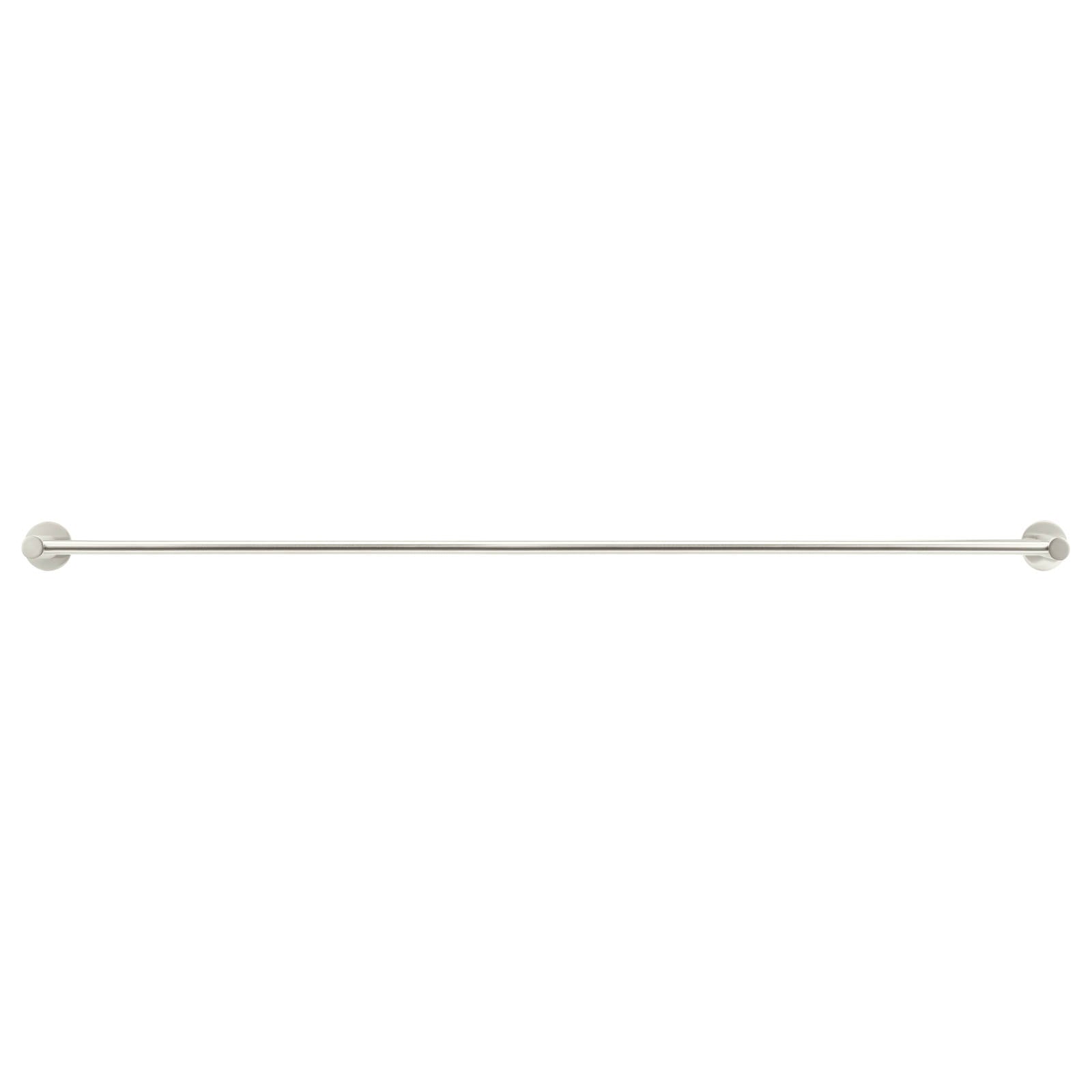 Round Double Towel Rail 900mm, PVD Brushed Nickel
