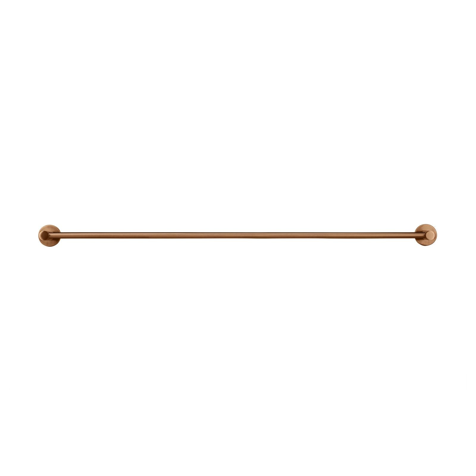 Round Double Towel Rail 900mm, Lustre Bronze