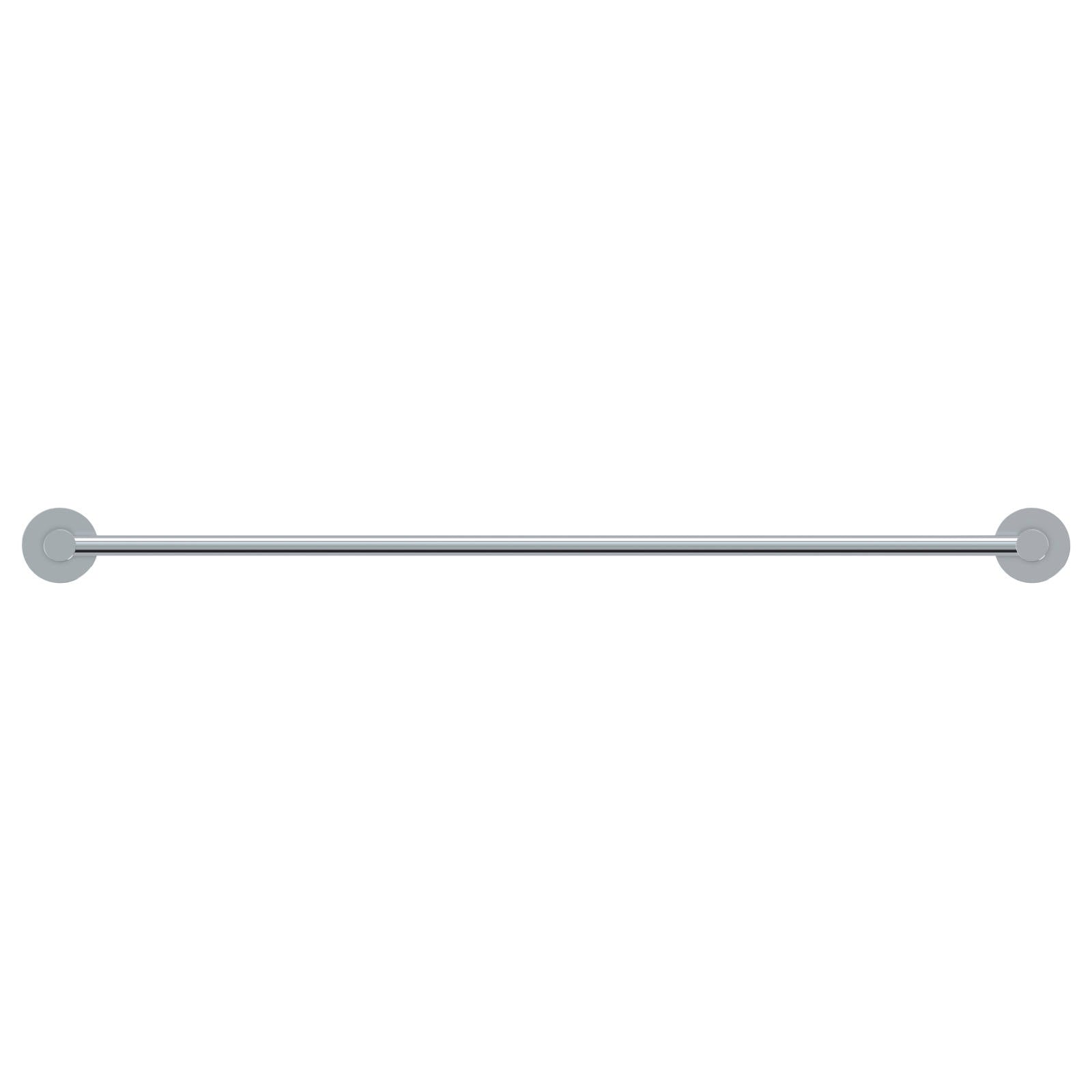 Round Double Towel Rail 600mm, Polished Chrome
