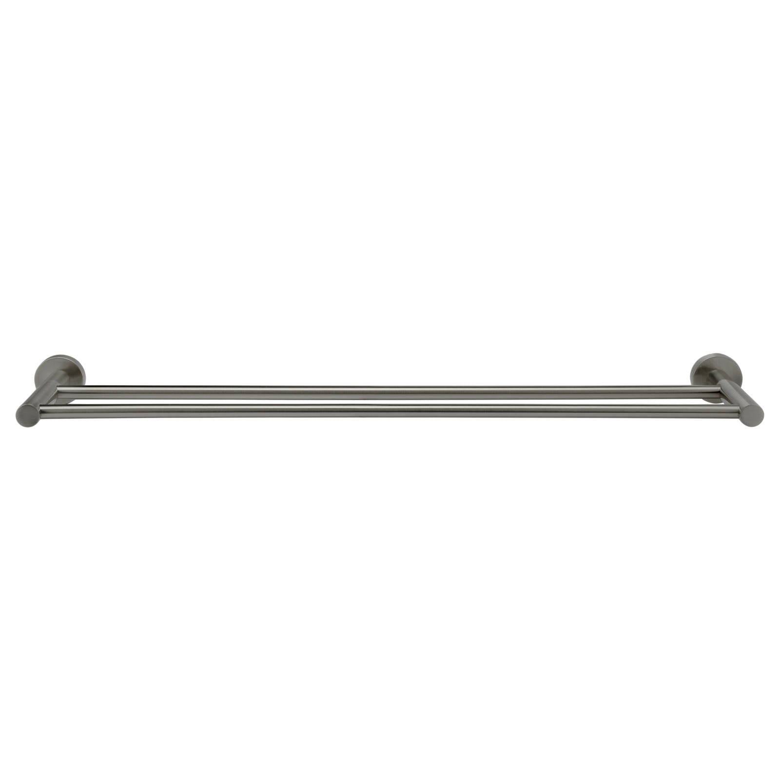 Round Double Towel Rail 600mm, Shadow