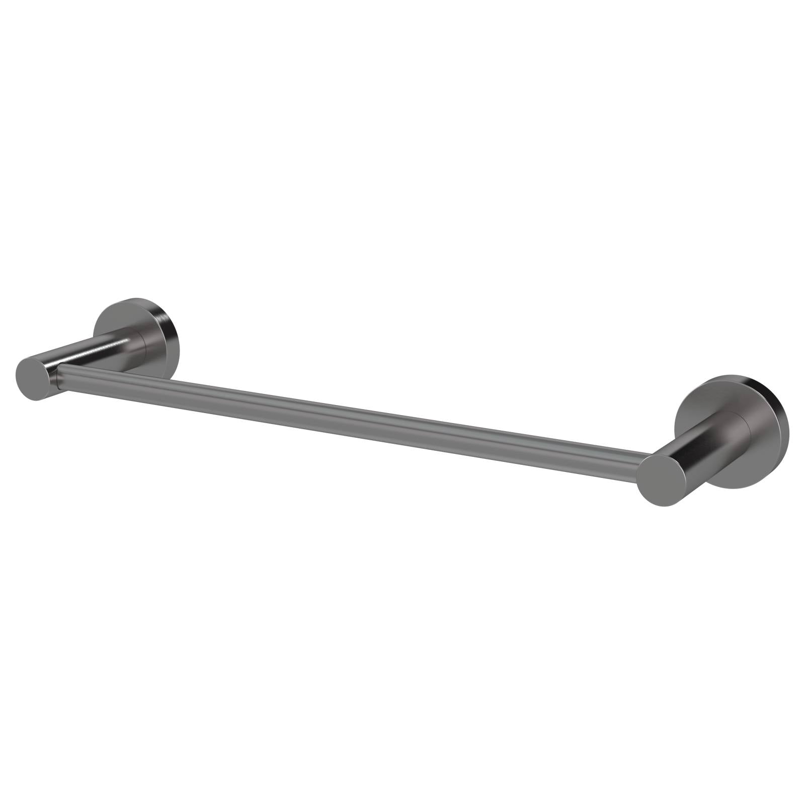 Round Single Towel Rail 300mm, Shadow