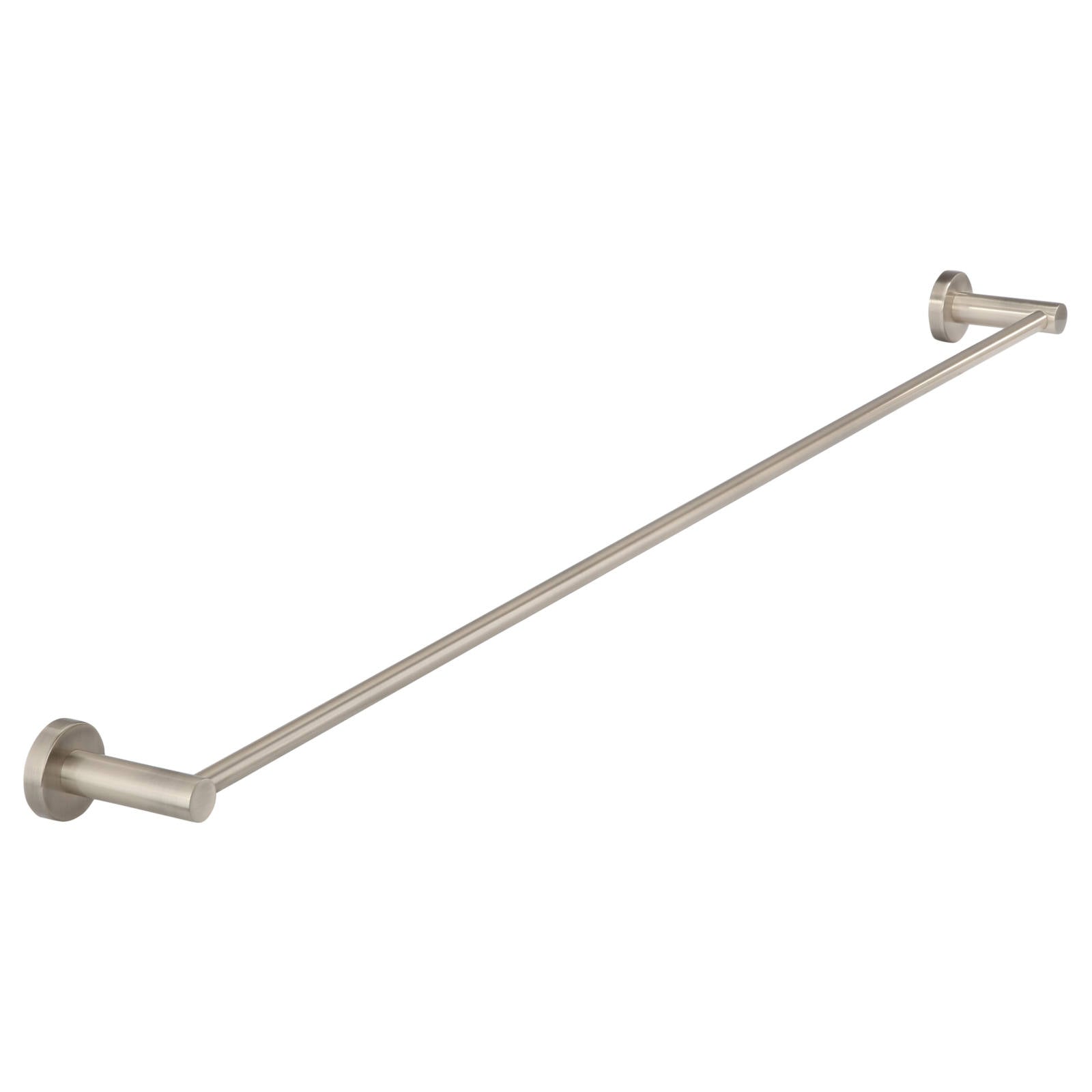 Round Single Towel Rail 600mm, Champagne