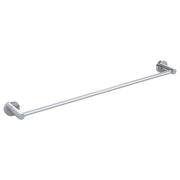 Round Single Towel Rail 600mm, Polished Chrome