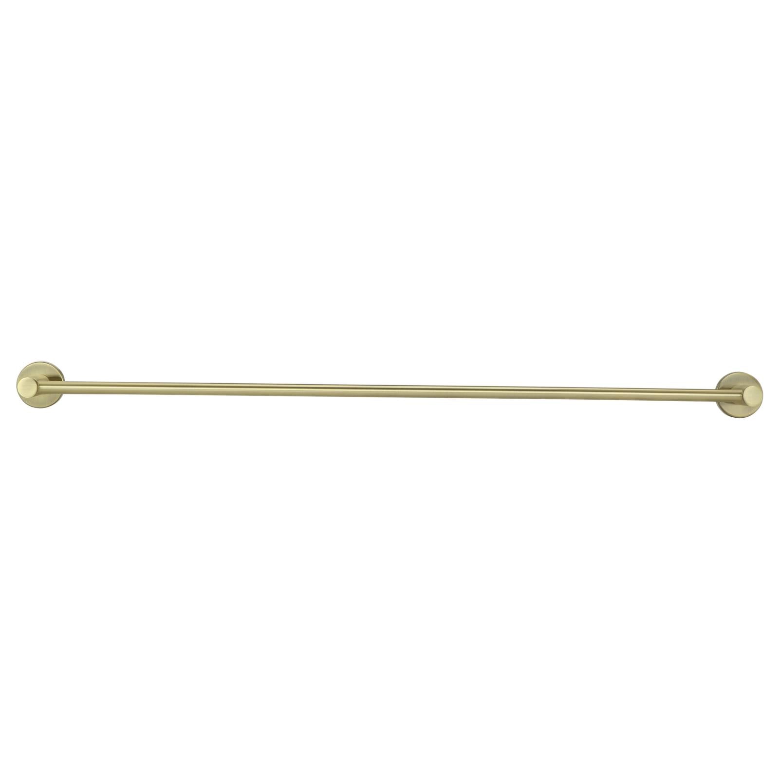 Round Single Towel Rail 600mm, PVD Tiger Bronze