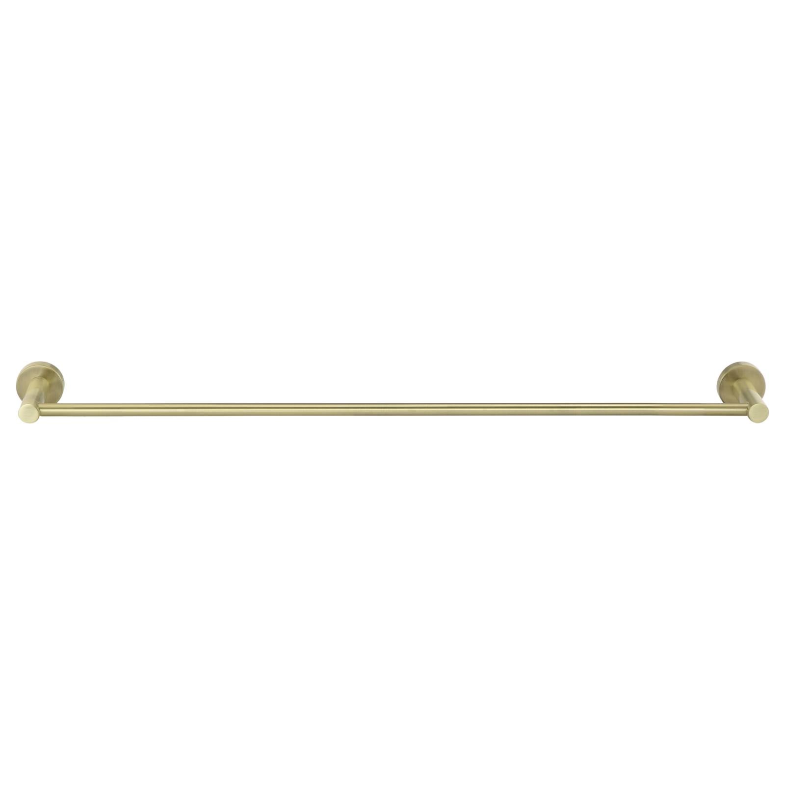 Round Single Towel Rail 600mm, PVD Tiger Bronze
