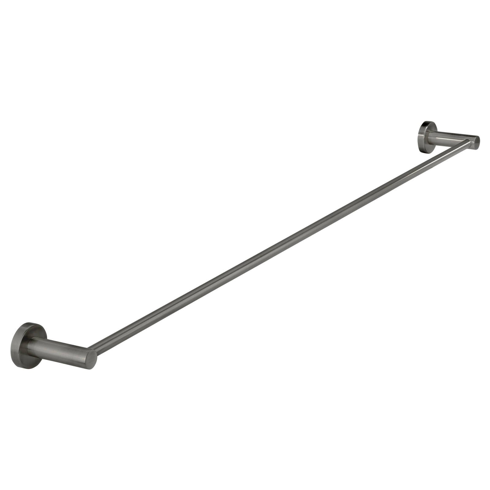 Round Single Towel Rail 600mm, Shadow