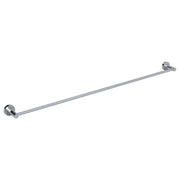 Round Single Towel Rail, 900mm, Polished Chrome