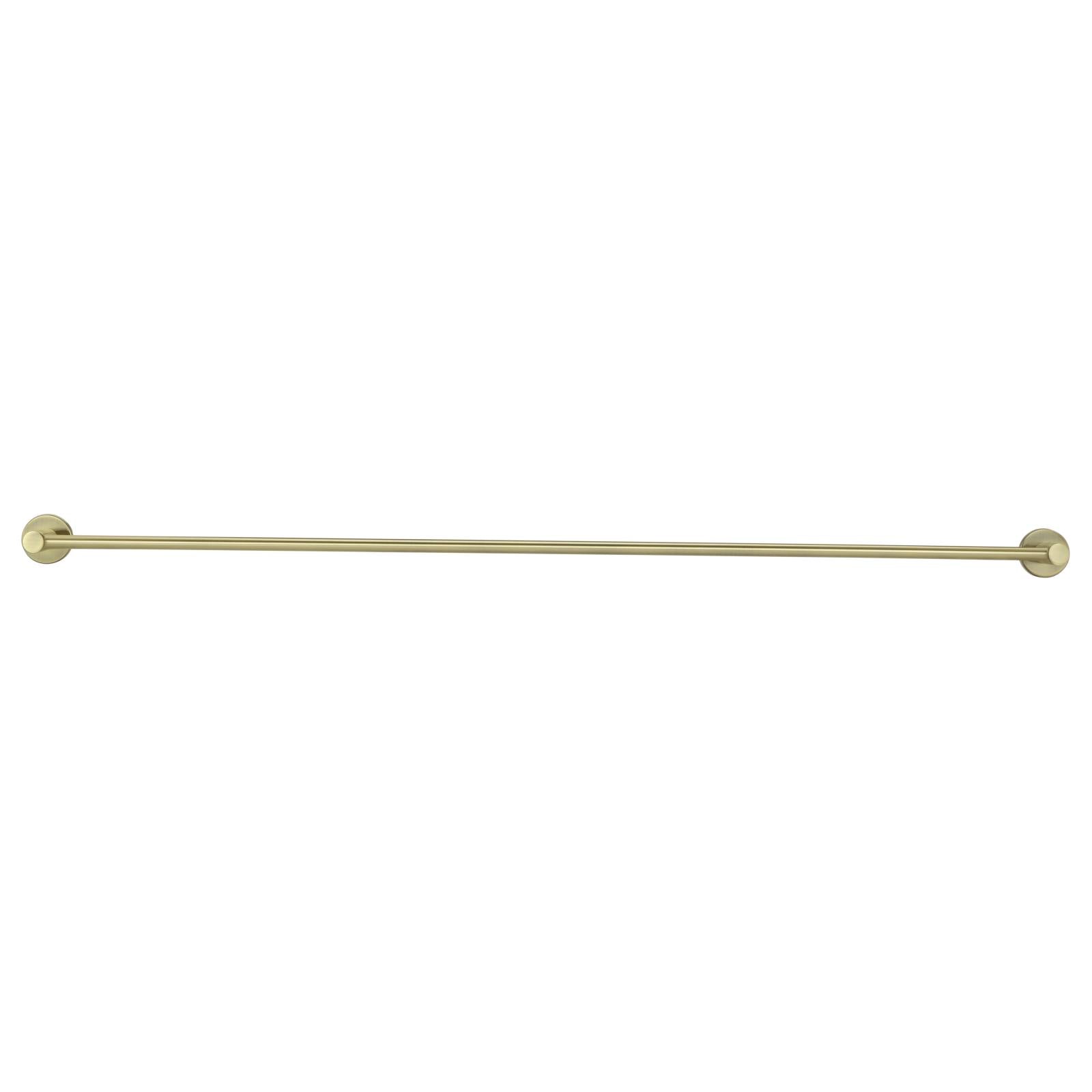 Round Single Towel Rail, 900mm, PVD Tiger Bronze