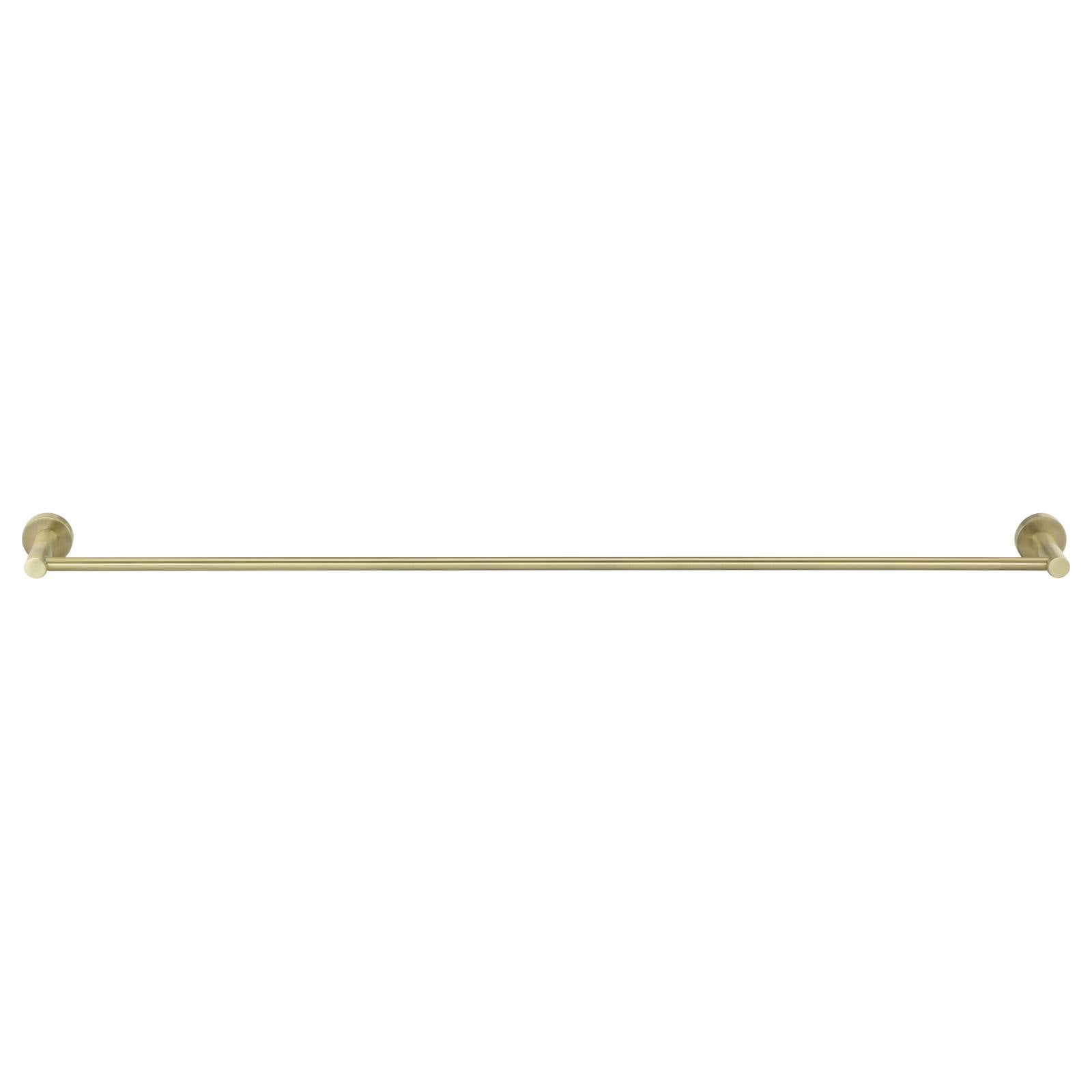 Round Single Towel Rail, 900mm, PVD Tiger Bronze